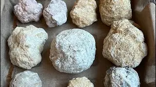 Разбиваем 10 геод и смотрим, что там внутри!