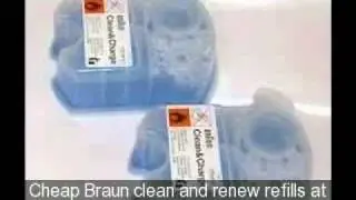 Braun Electric Shaver - Cheap Clean and Renew Refills
