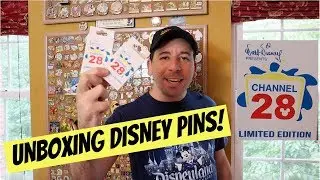 UNBOXING CHANNEL 28 DISNEY MYSTERY PINS!
