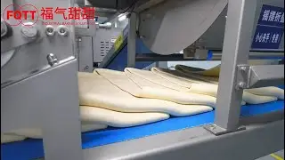 Puff Pastry Dough Lamination Line & Puff Pastry Make Up Line (Part H) #puffpastrydough #pastry