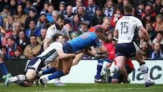 Gael Fickou scores after sustained French pressure!  | RBS 6 Nations