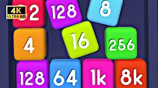 Cube2048 | 2048 Merge Block game | Drop & Merge the Numbers part12