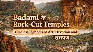 Badami Rock Cut Temples Timeless Symbols of Art, Devotion, and Dedication KarnatakaHeritage#video