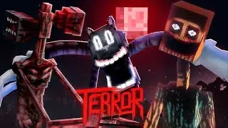 Probando un mapa de terror en minecraft con compi [Lamentabl)