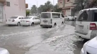 امطار على جبيل الاحساء 17/1/1435