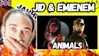 JID x EMINEM Went CRAZY! 😱 | “Animals Pt. 1” [ FIRST TIME UK REACTION]