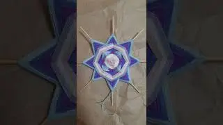 Mandala ojos de dios handmade мандала из пряжи #diy #творчество #design #плетени #макраме #рукоделие