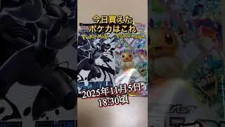 【今日買えたポケカはコレ!】テラスタルフェスexとブラックボルトをコンビニでGET！11月5日