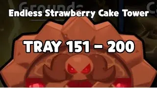 Endless Strawberry Cake Tower Tray 151- 200 Guide I Cookie Run Kingdom