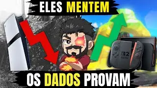 M&Iacute;DIA MENTE: Elogia PS5 em QUEDA, Ataca Switch 2 em ALTA