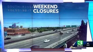 Sacramento traffic | Weekend closures on Highway 50