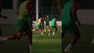 Entra&icirc;nement de l' &eacute;quipe du Maroc de football Can 2025