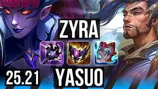 ZYRA vs YASUO (MID) | 7/3/12 | NA Master | 25.21