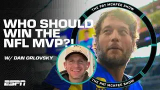 Matthew Stafford or Drake Maye for MVP? 🏆 Dan Orlovsky MAKES THE CASE... | The Pat McAfee Show