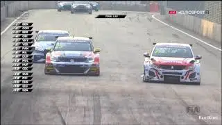 WTCR China Wuhan 2018 Race2 Bennani vs Comte For The Win