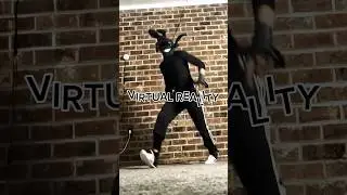 Jump Split in Front of People in VR #virtualreality #virtualrealitygames #fullbodytracking #vrchat m
