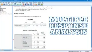 Multiple Response Analysis in SPSS