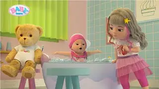 Bade sjov med BABY born, Teddy & Berta 🛁🫧 | Episode 6 | BABY born-animationsserie