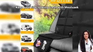 Meolsaek Car Seat Protector for Child Car Seat, 600D Fabric Waterproof Car Seat Cover