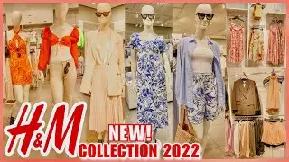 H&M NEW‼️SUMMER COLLECTION 2022 | H&M CLOTHING TOPS DRESS & BOTTOMS | H&M SHOPPING | SHOP WITH ME❤︎