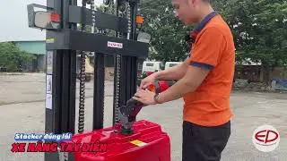 Hướng dẫn vận h&agrave;nh xe n&acirc;ng tay điện chi tiết, dễ d&agrave;ng điều khiển #stacker #xenangtaydien @xenangepl