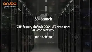 Подключение шлюза HPE Aruba Networks 9004-LTE