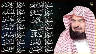الرقية الشرعية عبد الرحمن السديس سورة البقرة- يس- الواقعة- الرحمن- الملك- الجن- الدخان-