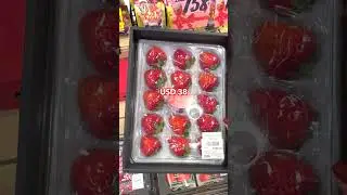 Japanese Expensive Strawberries 🍓 #shorts