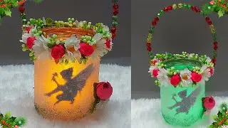DIY Beautiful Fairy lantern/ fairy glow jar idea in low budget | DIY Home decoration idea
