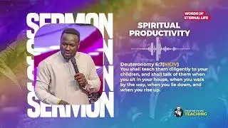 Pastor Elvis || Spiritual Productivity