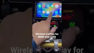 Wireless CarPlay setup for BMW GSA 1250