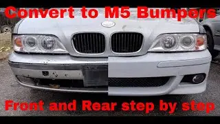 Бампер M5. Превратите бамперы BMW в передние и задние бамперы M5.