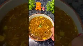 veg manchow soup #shorts #viral #trending #food #youtubeshorts #cooking #india #soup #odisha #recipe