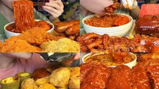 Paste spicy hot pot, Stretchy Cheese Cake, Sesame Sauce Spicy Hot Pot, Korean Spicy Chicken 