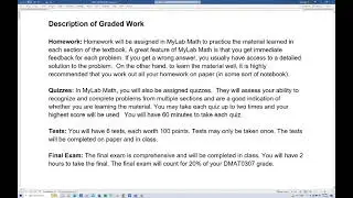 DMAT0307 Syllabus Video SPR2024