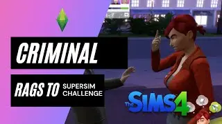 My Sim Has Become A Criminal - The Sims 4 m1 MacBook Air Gameplay