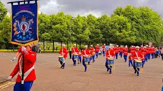 Rutherglen Bluebell F.B-County Grand Orange Lodge of Glasgow juvenile fun day parade 15thJune 2024&nbsp;