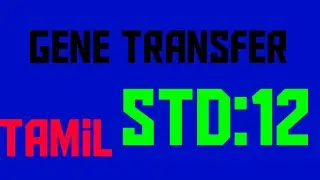 Gene transfer method in tamil