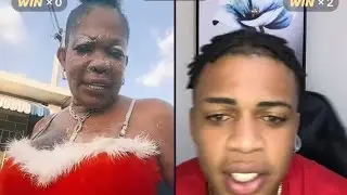 Queenie lady ganster celebrate her birthday today she rub the cake all over her body on live