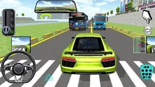 Taxi Car in New orange mercedes g70 3d drving class android game #allgames