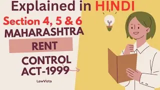 Maharashtra Rent Control Act||MRCA || Explained in Hindi || Easy Explanation