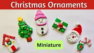 DIY Christmas Ornaments | Christmas craft | DIY Christmas miniature 