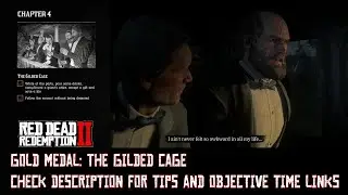 Red Dead Redemption 2 The Gilded Cage Gold Medal 49 4K