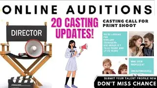 New audition update | Audition call | Looking for actors | Upcoming audition 2021