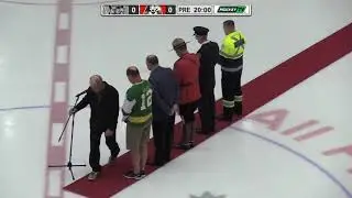 Truro Bearcats Pre-Game Ceremony Honouring the Humboldt Broncos