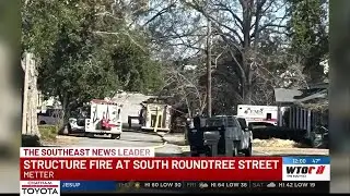 Structure fire at South Roundtree Street near the Post Office area, Metter PD confirms
