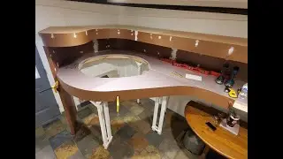 HO Scale Model Railroad Benchwork Construction. Layout Part 7  
