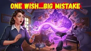 GENIE GIFT GONE WRONG | She Opened a Perfume Bottle&hellip; Then THIS Happened! 🧞✨ #story #storytime