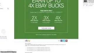 22-23 Sept 2015 4X ebaybucks & MrRebates
