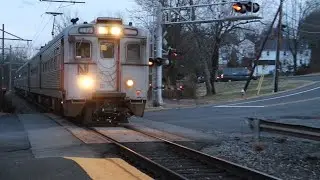 NJT 1473 Arriving and Departing Peapack Station
